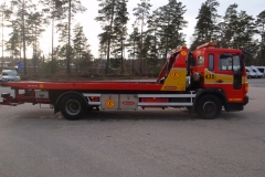 Bärgningsfordon från assistancekåren